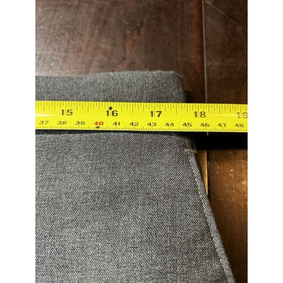 Haggar Expandomatic Men’s Size 35x31 Worsted Wool/Polyester Gray Dress Slacks - Picture 3 of 4